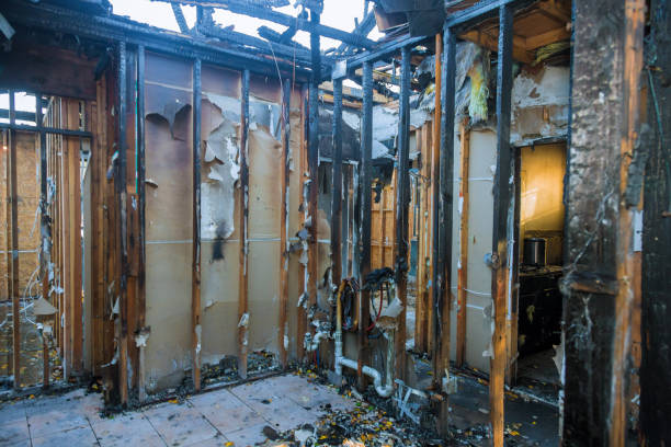 Professional Soot Cleanup technician working in Hanover, OH